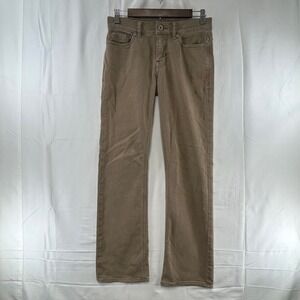 BKE Aiden Pants Mens 28x30 Tan Brown Straight Leg Stretch Cotton Blend Chino
